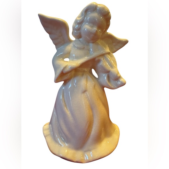 Other - Vintage Violin Playing Angel Ceramic